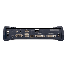 Receptor KVM IP | Dual Display USB | Baja Latencia | 1920 x 1200 60Hz | RS232