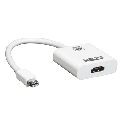 Adaptador activo de Mini DisplayPort a HDMI 4K | DisplayPort 1.2a | Compatible con audio