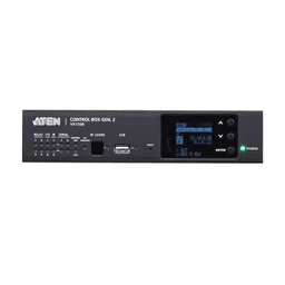 Sistema de control ATEN| Caja de control compacta Gen. 2 | CPU de cuatro núcleos | 2/1 GB de memoria | Monitor LCD | LAN doble y aislada