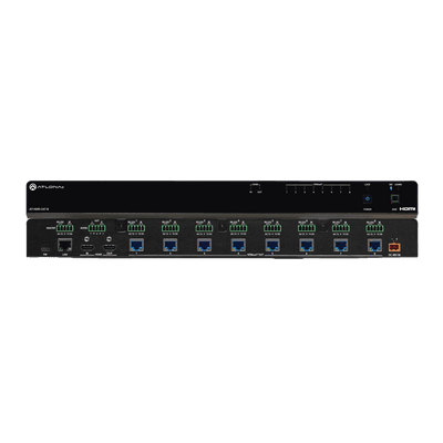 Amplificador de distribución HDBaseT 4K HDR de ocho salidas