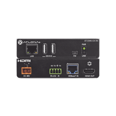 OMEGA 4K/UHD Receptor HDBaseT para HDMI con USB