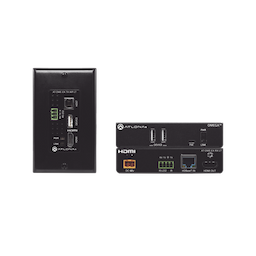 OMEGA 4K/UHD Placa de pared HDBaseT TX/RX para HDMI con USB