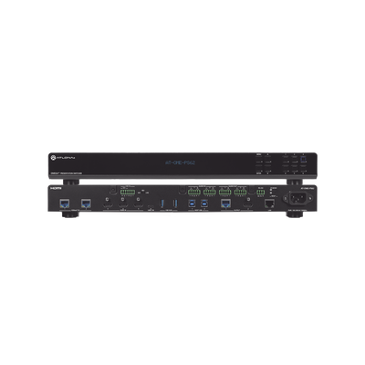 OMEGA Switch Matriz 6x2 de AV Multiformato con Entradas HDMI, HDBaseT, USB-C y Display Port / Salidas HDMI y HDBaseT / Conectividad avanzada para conferencias y colaboración en 4K en un solo dispositivo