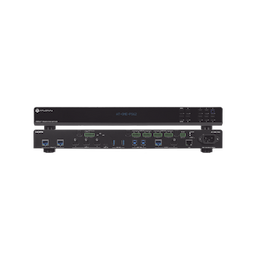 OMEGA Switch Matriz 6x2 de AV Multiformato con Entradas HDMI, HDBaseT, USB-C y Display Port / Salidas HDMI y HDBaseT / Conectividad avanzada para conferencias y colaboración en 4K en un solo dispositivo