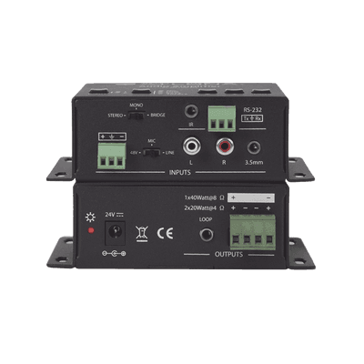 AMPLIFICADOR DE POTENCIA ESTÉREO/MONO – 40 WATTS