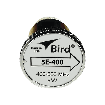 Elemento de 5 Watt en Línea 7/8" para Wattmetro BIRD 43 en Rango de Frecuencia de 400 a 800 MHz.