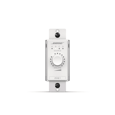 ControlCenter Controlador de volumen y seleccion de fuente (A/B/C/D) de zona digital | Blanco