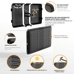 ENCLOSURE PARA PANTALLA HASTA 75" |  RESISTENTE  A INTEMPERIE MONTURA PARED | CAPACIDAD  DE CARGA MAX. 50 KG