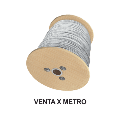 Cable Retenida 7 Hilos, Resistencia 2154 Kg. Diámetro 1/4" (Precio por Metro).