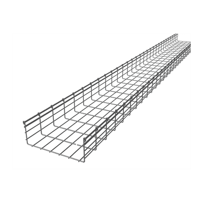 Charola Tipo Malla 150/300 mm, Acabado Electro Zinc, Hasta 716 Cables Cat6, Tramo de 3 Metros