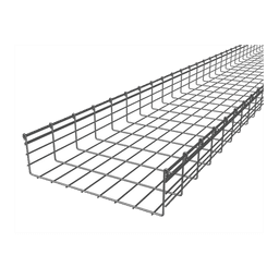 Charola Tipo Malla 150/400 mm, Acabado Electro Zinc, Hasta 955 Cables Cat6, Tramo de 3 Metros