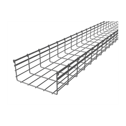 Charola Tipo Malla 166/250 mm, Acabado Electro Zinc, Hasta 660 Cables Cat6, Tramo de 3 Metros