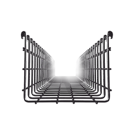 Charola Tipo Malla 166/300 mm, Acabado Electro Zinc, Hasta 793 Cables Cat6, Tramo de 3 Metros