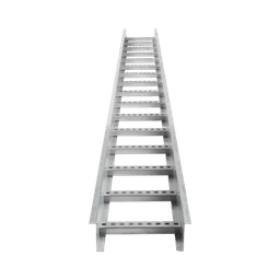 Escalera de Aluminio Portacables / Perfil Z / Peralte 3 1/4" /Paso 9" / Ancho 12" / 3.66 metros / Capacidad Máx. 274 Cables / Incluye Cople Union y Tornillería (CHEZ314P9X12AK)