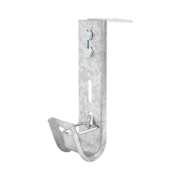 Soporte (Gancho) tipo J-Hook, hasta 7 cables Cat6, ideal para soportar cableado en los espacios de manipulación al aire, Para instalación en interior