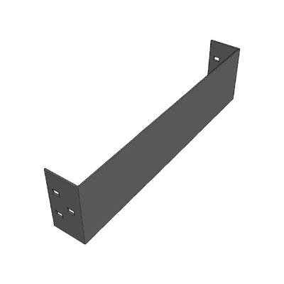 Placa de Cierre para Escalera de Aluminio / Peralte 3 1/4" / Ancho 12" / Incluye Tornillería (CHPCE314X12AK)