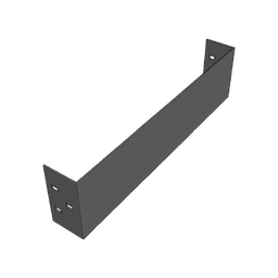 Placa de Cierre para Escalera de Aluminio / Peralte 3 1/4" / Ancho 12" / Incluye Tornillería (CHPCE314X12AK)