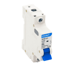 Pastilla para Riel Din, 1 Polo, 20 Amp, Vca:110/415v, 6kA, Catálogo: NXB631PC20, Serie: NXB-63.