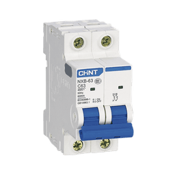 Pastilla para Riel Din, 2 Polo, 63 Amp, Vca:110/415v, 6kA, Catálogo: NXB632PC63, Serie: NXB-63.