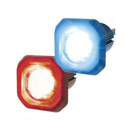 Lámpara Oculta de LED de bajo perfil color dual rojo azul