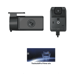 KIT Dashcam con sistema de control ADAS (asistencia de manejo) y Camara de cabina (CI03) / Multiples alarmas /Comunicación dos vías / ideal para flotas vehiculares / Facil instalacio / Incluye primer año de plataforma TrackSolidPro