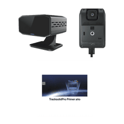 KIT Dashcam con sistema de control ADAS (asistencia de manejo) y Camara DMS con IA (JC170) / Multiples alarmas /Comunicación dos vías / ideal para flotas vehiculares / Facil instalacio / Incluye primer año TrackSolidPro