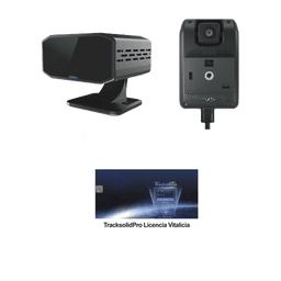 KIT Dashcam con sistema de control ADAS (asistencia de manejo) y Camara DMS con IA (JC170) / Multiples alarmas /Comunicación dos vías / ideal para flotas vehiculares / Facil instalacio / Incluye licencia vitalicia plataforma TrackSolidPro