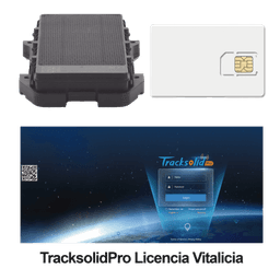 KIT Localizador 4G con carga solar / Semiautónomo / Rastreo de contenedores / Cajas de tráiler / Alarma de sabotaje audible / Incluye Licencia vitalicia VTSCX y SIM de datos SIM500MB2Y 