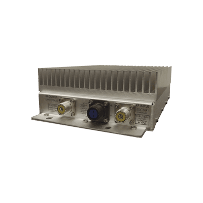 Amplificador Vehicular 136-174 MHz, Entrada 10-20W /Salida 100W, 18 Amp., UHF Hembras.