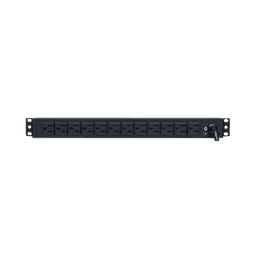 PDU Básico Para Distribución de Energía, Con 12 Tomas NEMA 5-15R Traseras, 1UR, 15 Amp, 120 Vca