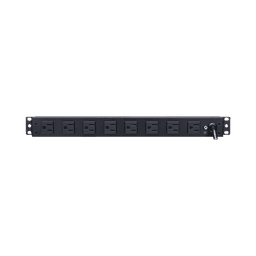 PDU Básico Para Distribución de Energía, Con 8 Tomas NEMA 5-15R Traseras, 1UR, 15 Amp, 120 Vca