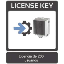 Licencia de 200 usuarios para Estación base BS422
