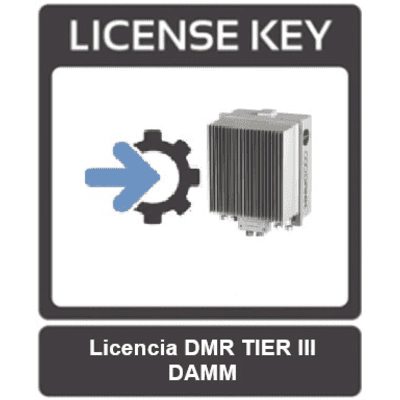 Licencia protocolo DMR TIER III para repetidor BS422 de DAMM