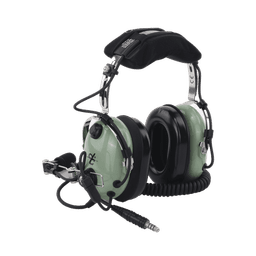 Auriculares de aviación, con micrófono, sobre la cabeza, helicóptero