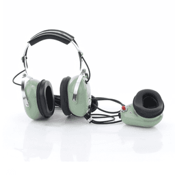 Auriculares estilo Muff-Mic para operaciones de mantenimiento y rampas en aeropuertos