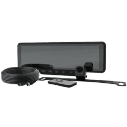 Sistema alámbrico de reversa con cámara y monitor de 9 pulgadas, Incluye cámara para placa de 170°