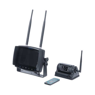 Sistema inalámbrico de reversa con cámara infrarroja , imán y monitor de 7" táctil