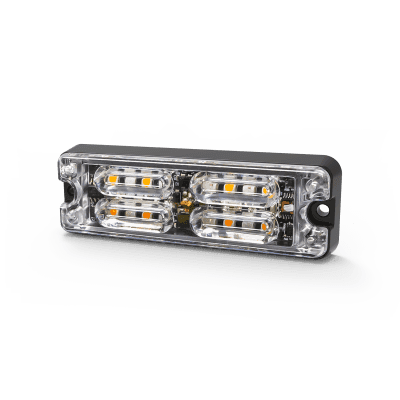 Luz Perimetral, 12 LED Ultra Brillantes, Color Azul / Claro