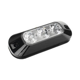 Luz Perimetral LED / 3 LEDs / 21 Patrones de Destello / 12-24 VCC / SAE J595 Clase I / Uso Interior y Exterior