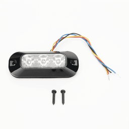 Luz Perimetral LED / 3 LEDs / 21 Patrones de Destello / 12-24 VCC / SAE J595 Clase I / Uso Interior y Exterior