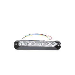 Luz Auxiliar Serie X3705, 6 LEDs Ultra Brillantes, color Rojo / Azul