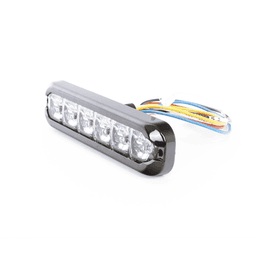 Luz perimetral , 12 LED Ultra Brillantes, Dual Color Ambar / Claro