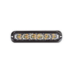 Luz perimetral , 12 LED Ultra Brillantes, Dual Color Ambar / Claro