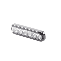 Luz perimetral , 12 LEDs Ultra Brillantes, Dual Color Rojo / Claro