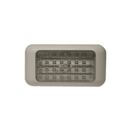 Luz rectangular blanca cálida para interiores