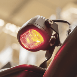 Luz LED de línea roja para limitación de zonas de trabajo en montacargas y vehiculos