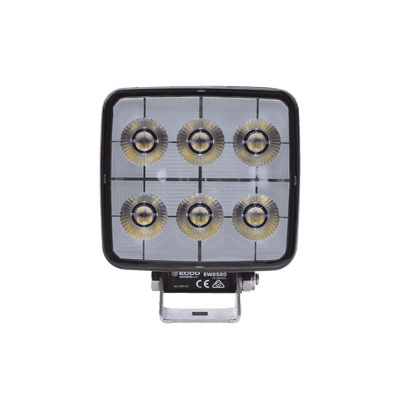 Luz de trabajo de 6 LED, 12-24 Vcc, 2800 lumenes