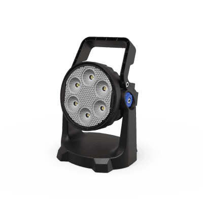 Lámpara de Trabajo LED / 600 Lúmenes / Batería Recargable 3-4 h / Carga USB-C / Base Magnética / IP67