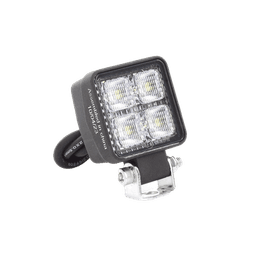 Luz de trabajo de 4 LED de 10 Watt, 12-24 Vcd, 800 lúmenes