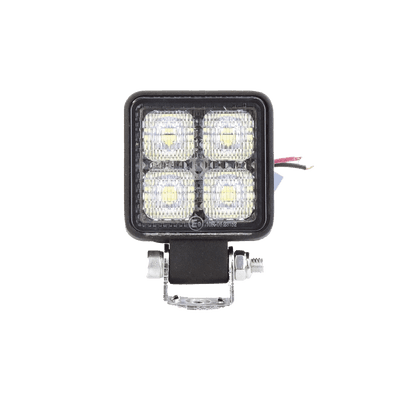 Luz de trabajo de 4 LED de 10 Watt, 12-24 Vcd, 800 lúmenes